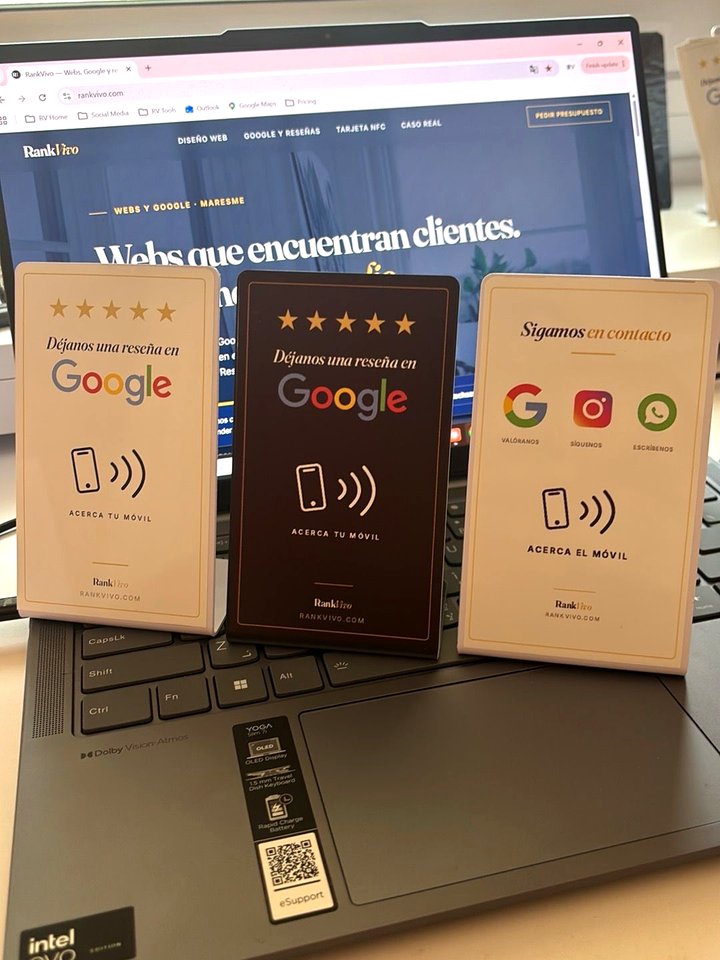 Los tres formatos de Placa NFC de RankVivo